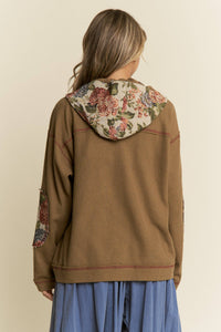 Vintage Inspired Floral Shacket