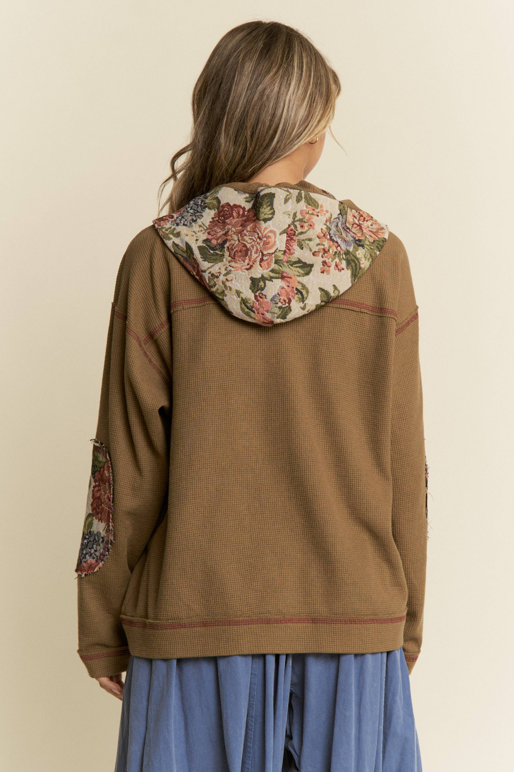 Vintage Inspired Floral Shacket