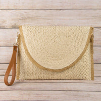 Gypsy Soul Straw Clutch