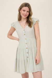 Sandy Shore Button Dress