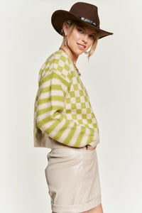 The Trend Pattern Sweater Cardigan
