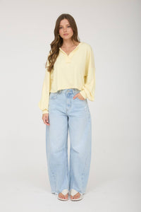 Lemonade Cropped Long Sleeve