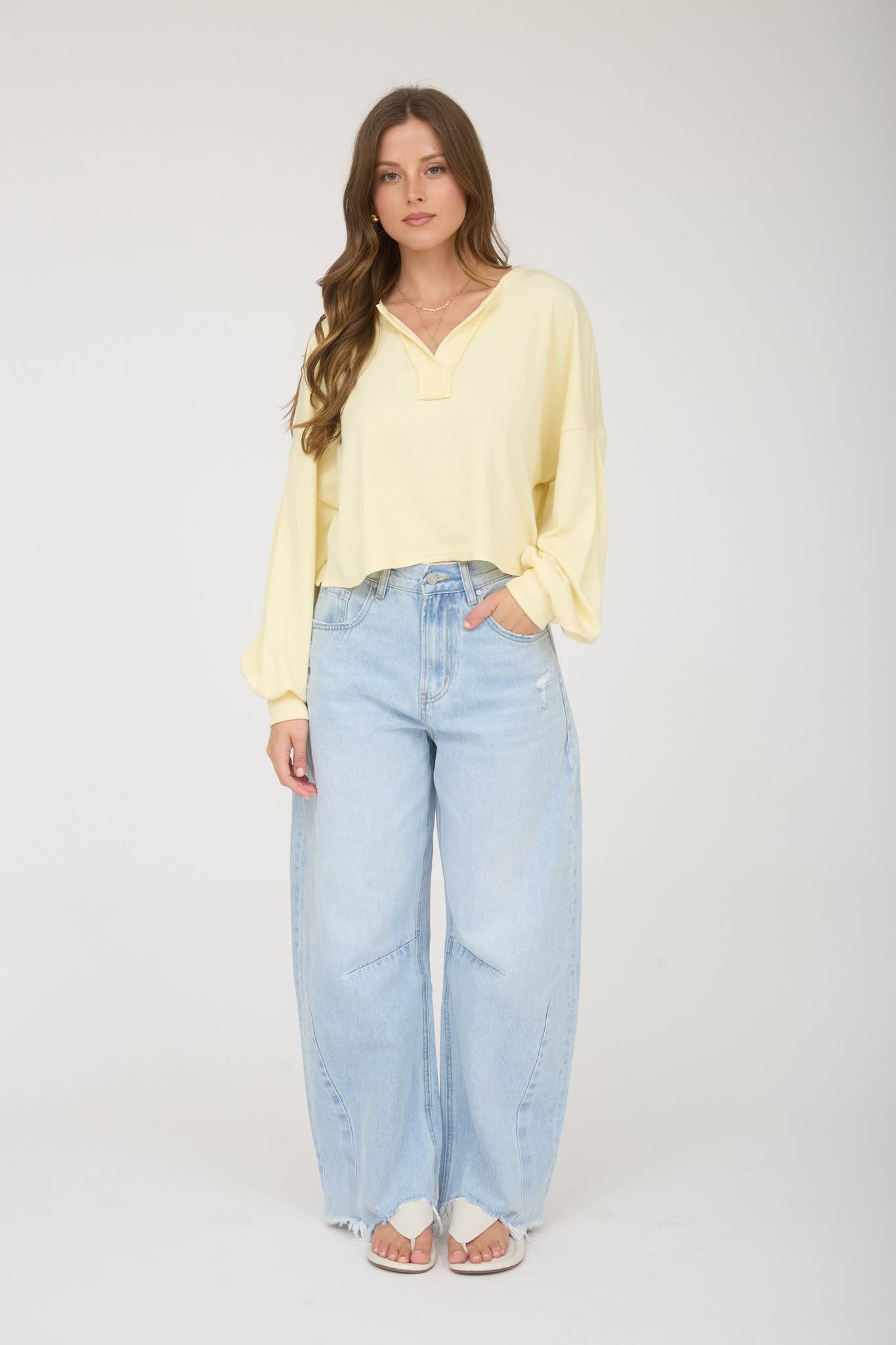 Lemonade Cropped Long Sleeve