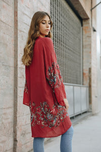 Fields Of Floral Kimono