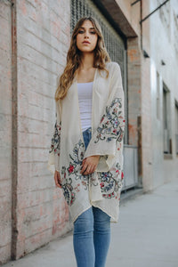 Fields Of Floral Kimono