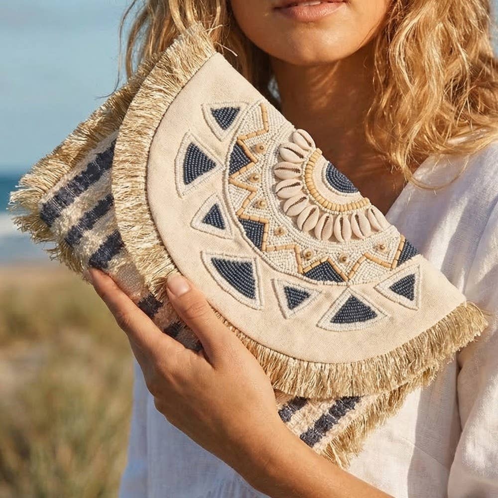Coastal Glam Clutch