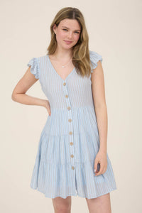 Sandy Shore Button Dress