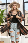 So Thankful Long Button Down Flannel Shacket