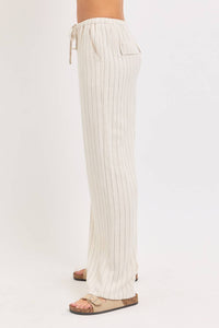 Resort Ready Striped Linen Pant