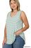 Plus Striped Tank