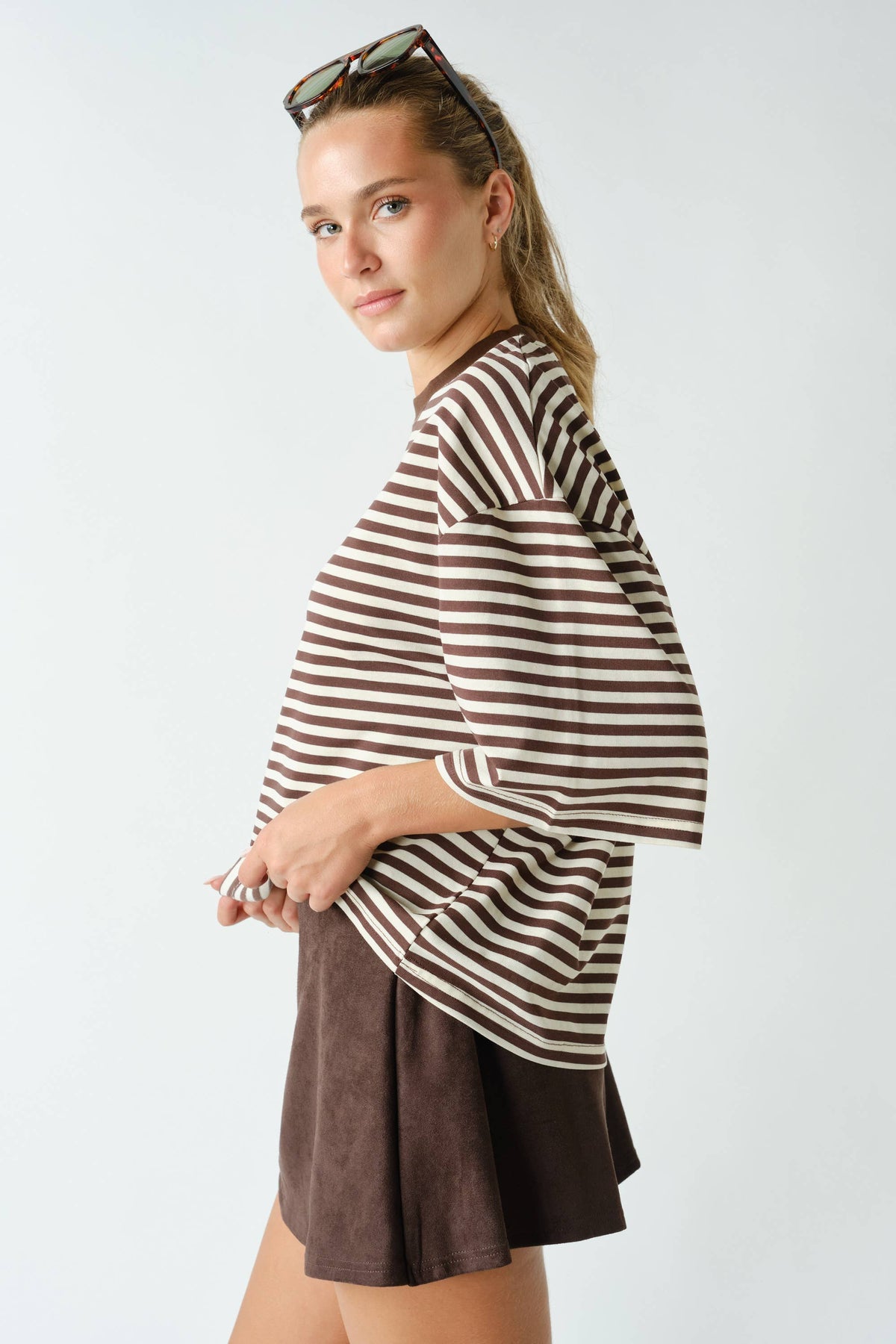 Selene Striped Tee