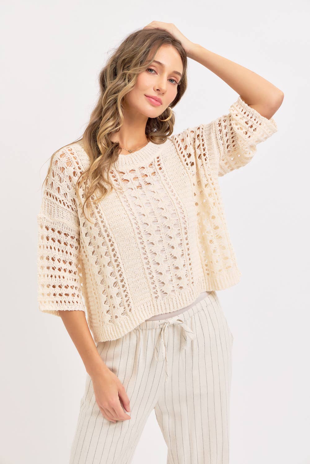 Resort Ready Striped Linen Pant