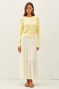 The Spring Glow Ribbed Cardigan