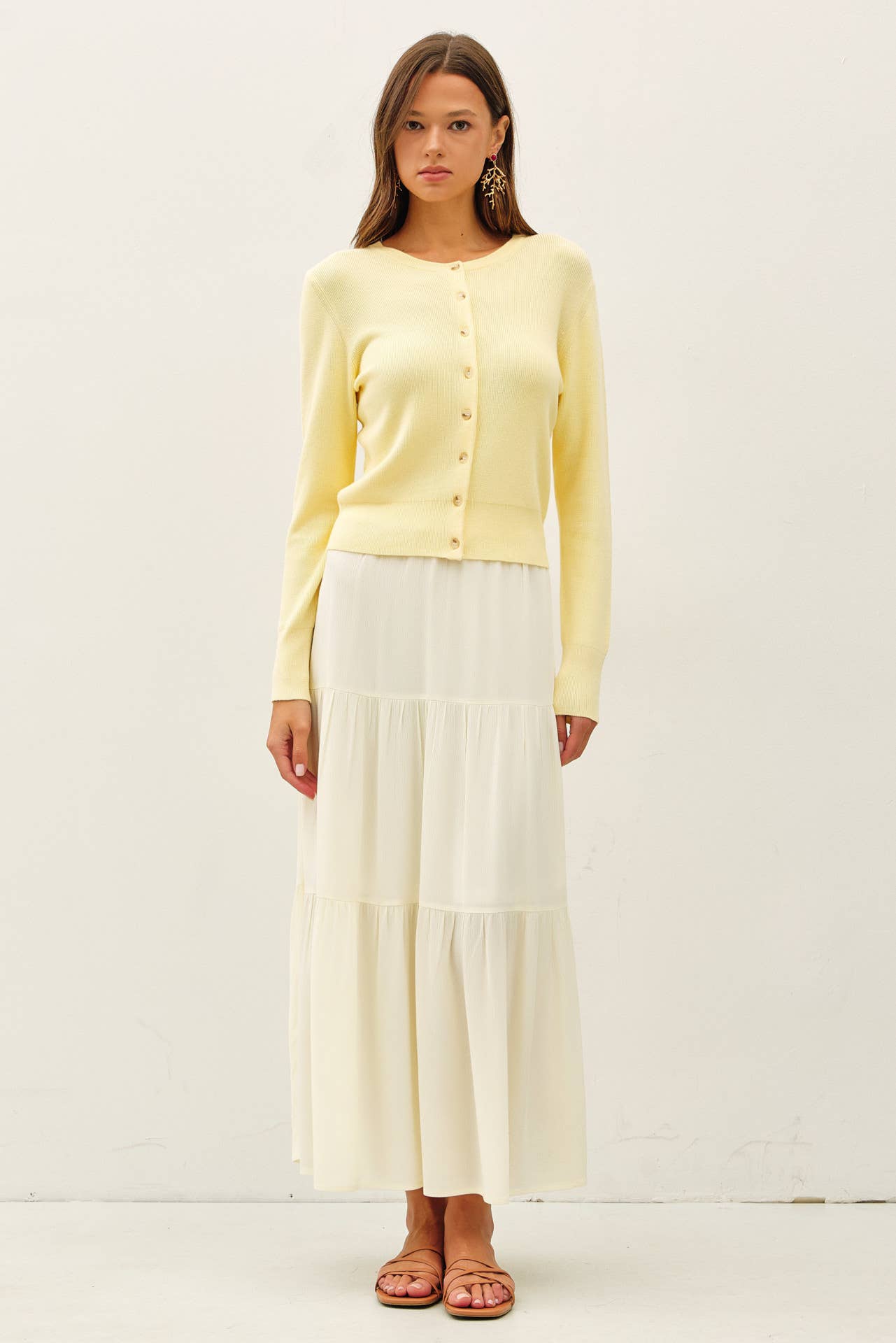 The Spring Glow Ribbed Cardigan