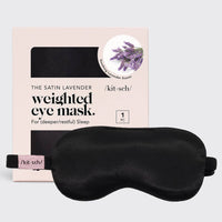 Kit-sch The Lavender Weighted Satin Eye Mask