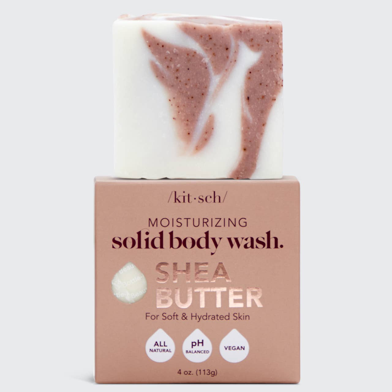 Kit-sch Shea Butter Solid Body Wash Bar