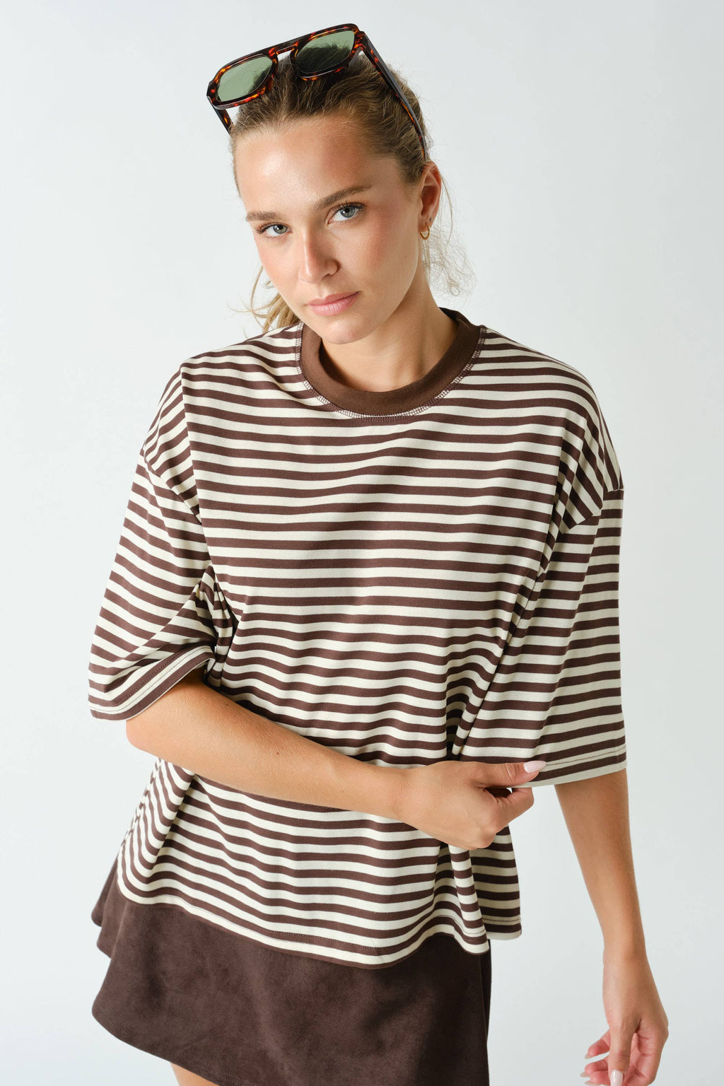 Selene Striped Tee