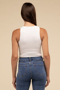 High Hopes Sleeveless Padded Bodysuit