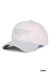 Put It On My Husband's Tab Two Tone Canvas Truck Hat