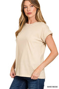 Cotton Crew Neck Short Sleeve T-shirt