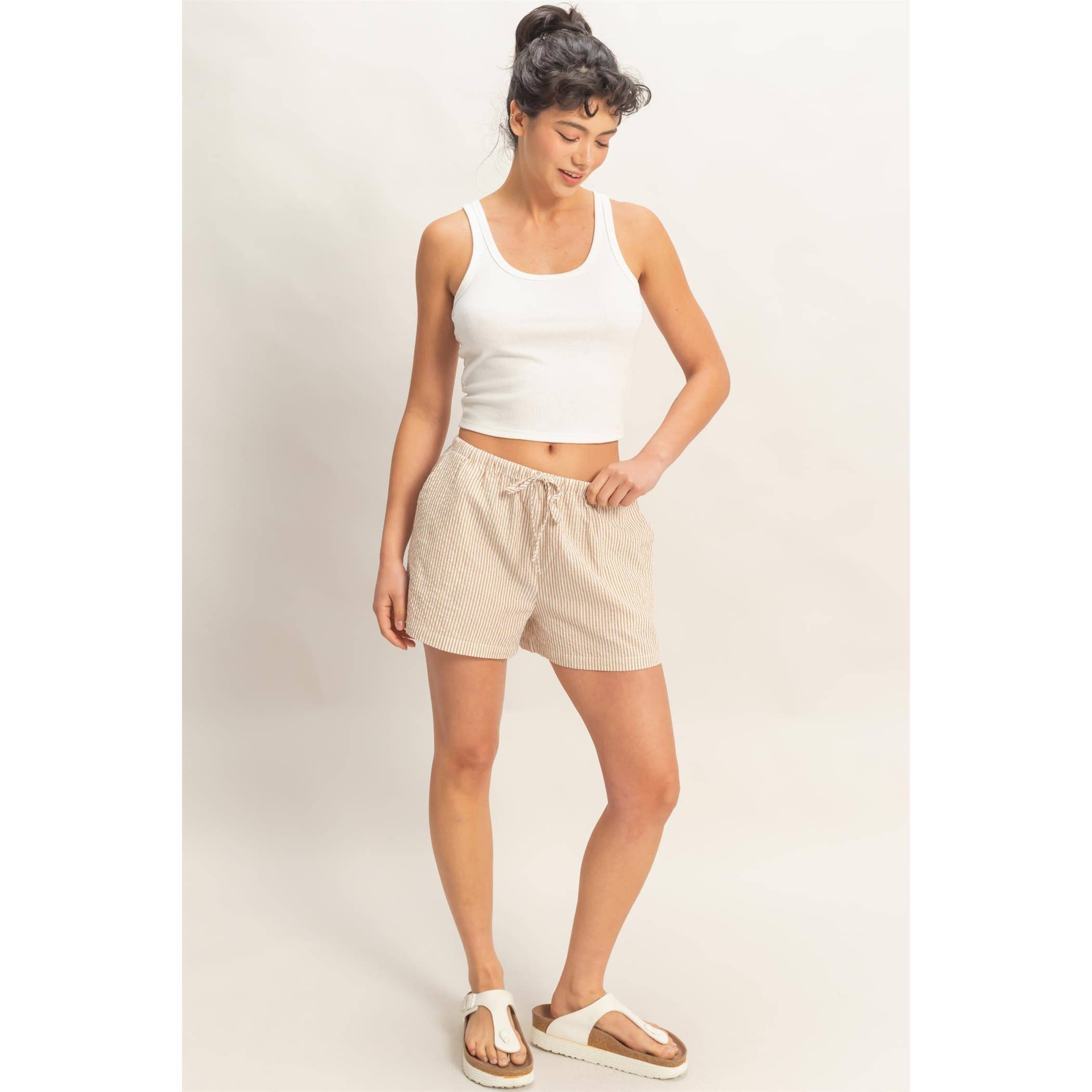 Sandy Shores Striped Short