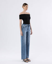 So 90's Super High Rise Wide Jean
