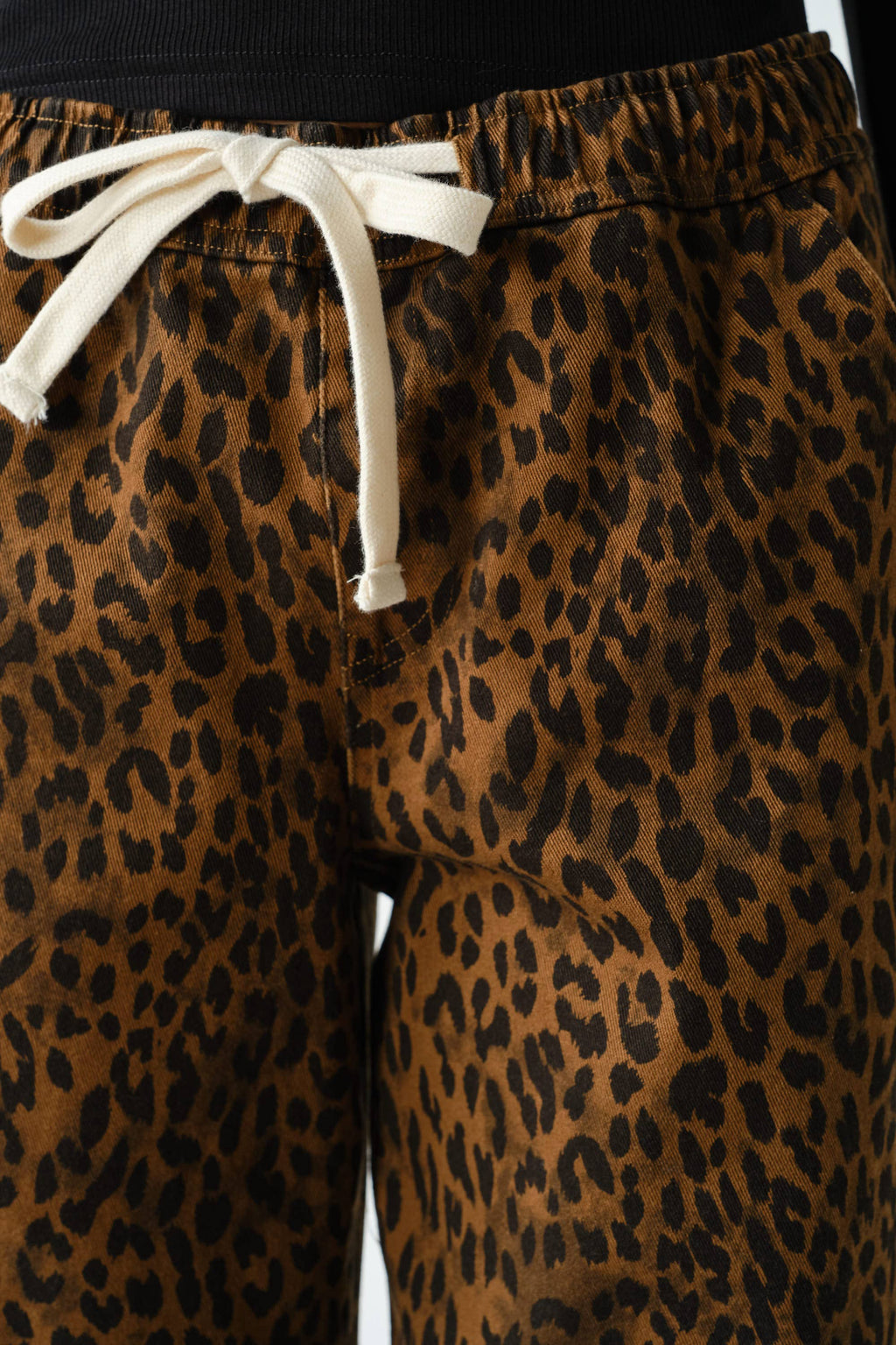 Living For Leopard Wide-Leg Pants