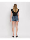 Distressed Denim Shorts