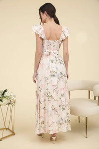 Feminine In Floral Dress