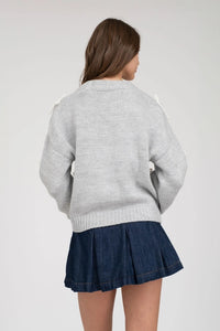 Bow Down Button Cardigan