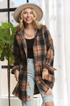 So Thankful Long Button Down Flannel Shacket