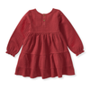 Girls Dotted Rib Organic Cotton Dress