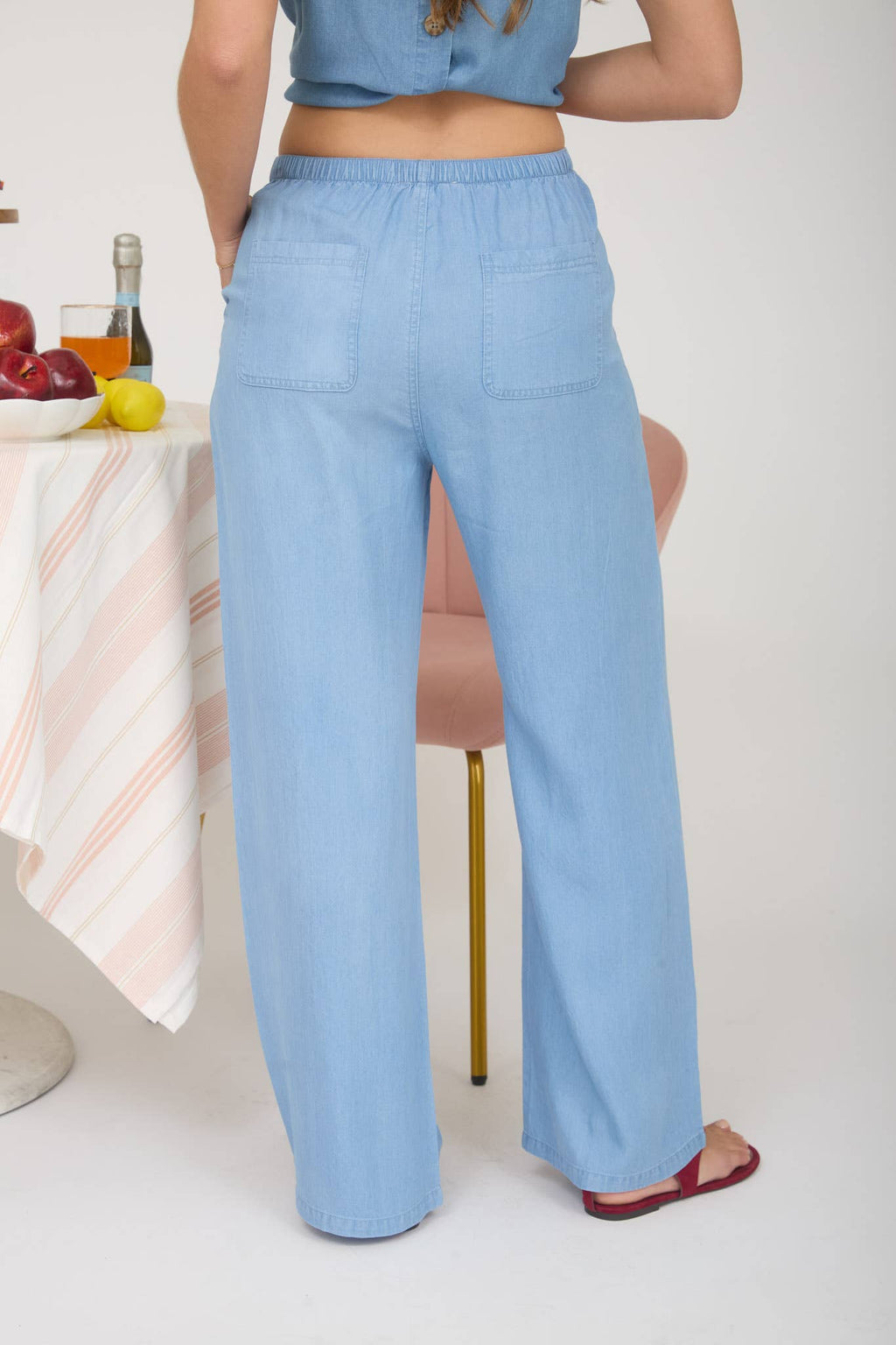 Weekend Breeze Chambray Pant