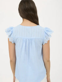 All Eyes On You Eyelet Blouse