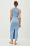 Coastal Maxi Slit Dress