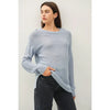 Blue Moon Waffle Knit Sweater