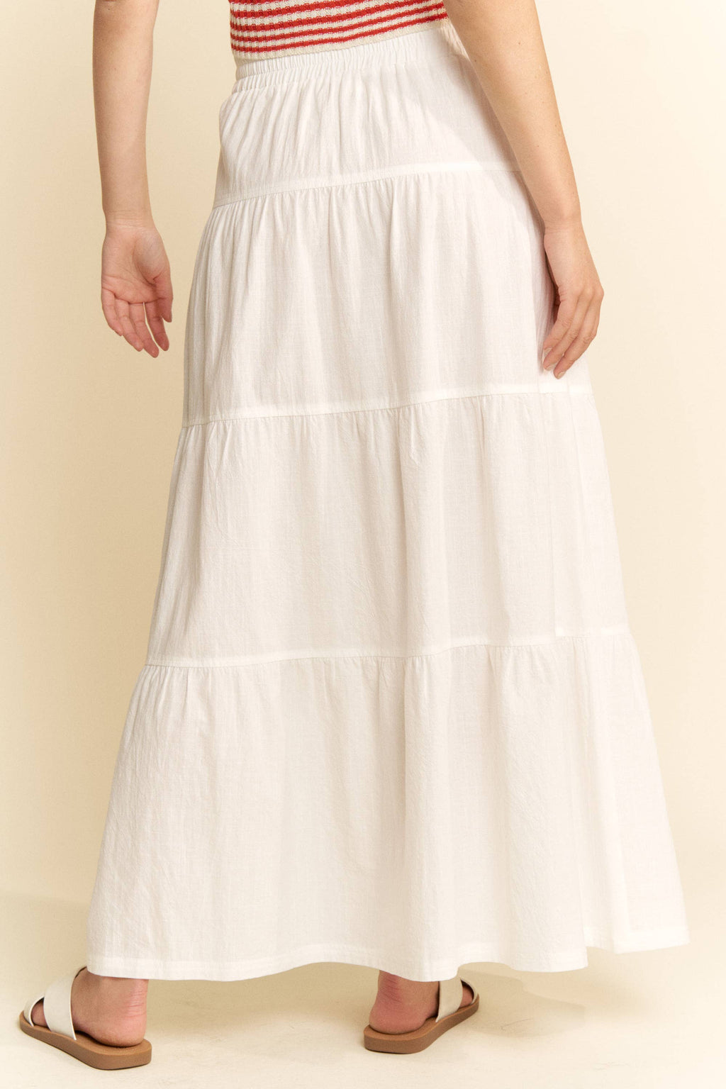 The White Sands Linen Maxi Skirt