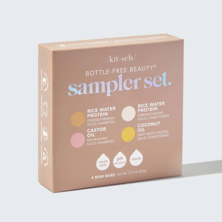 Kit-sch Bottle-Free Beauty 4pc Sampler Set