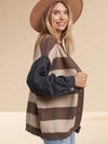 Denim Sleeve Cardigan