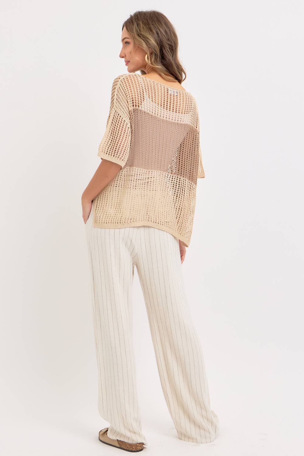 Resort Ready Striped Linen Pant