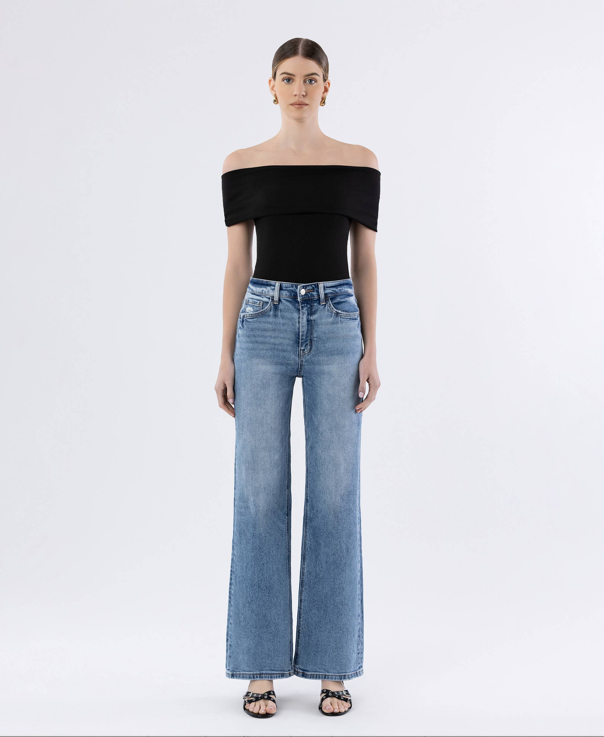 So 90's Super High Rise Wide Jean