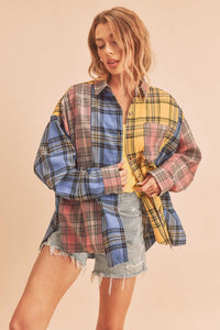 Hint Of Mint Flannel Shirt