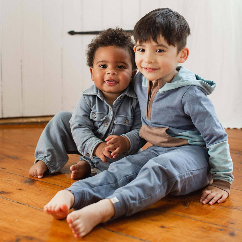Boys Color Blocked Toddler Sweatshirt Set
