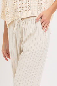 Resort Ready Striped Linen Pant