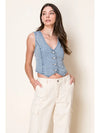 Dapper In Denim Vest