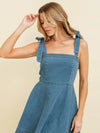 Denim Tie Dress