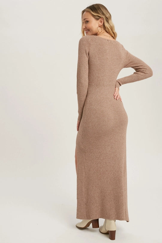 High Slit Maxi Dress