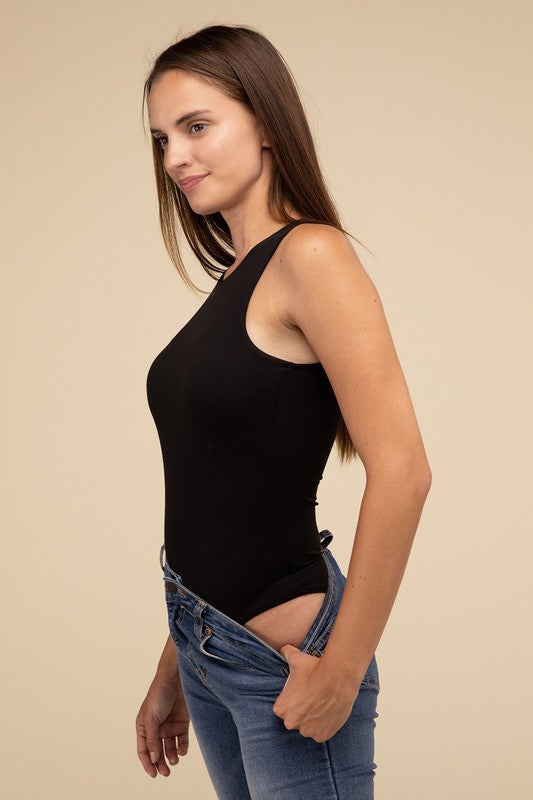 High Hopes Sleeveless Padded Bodysuit