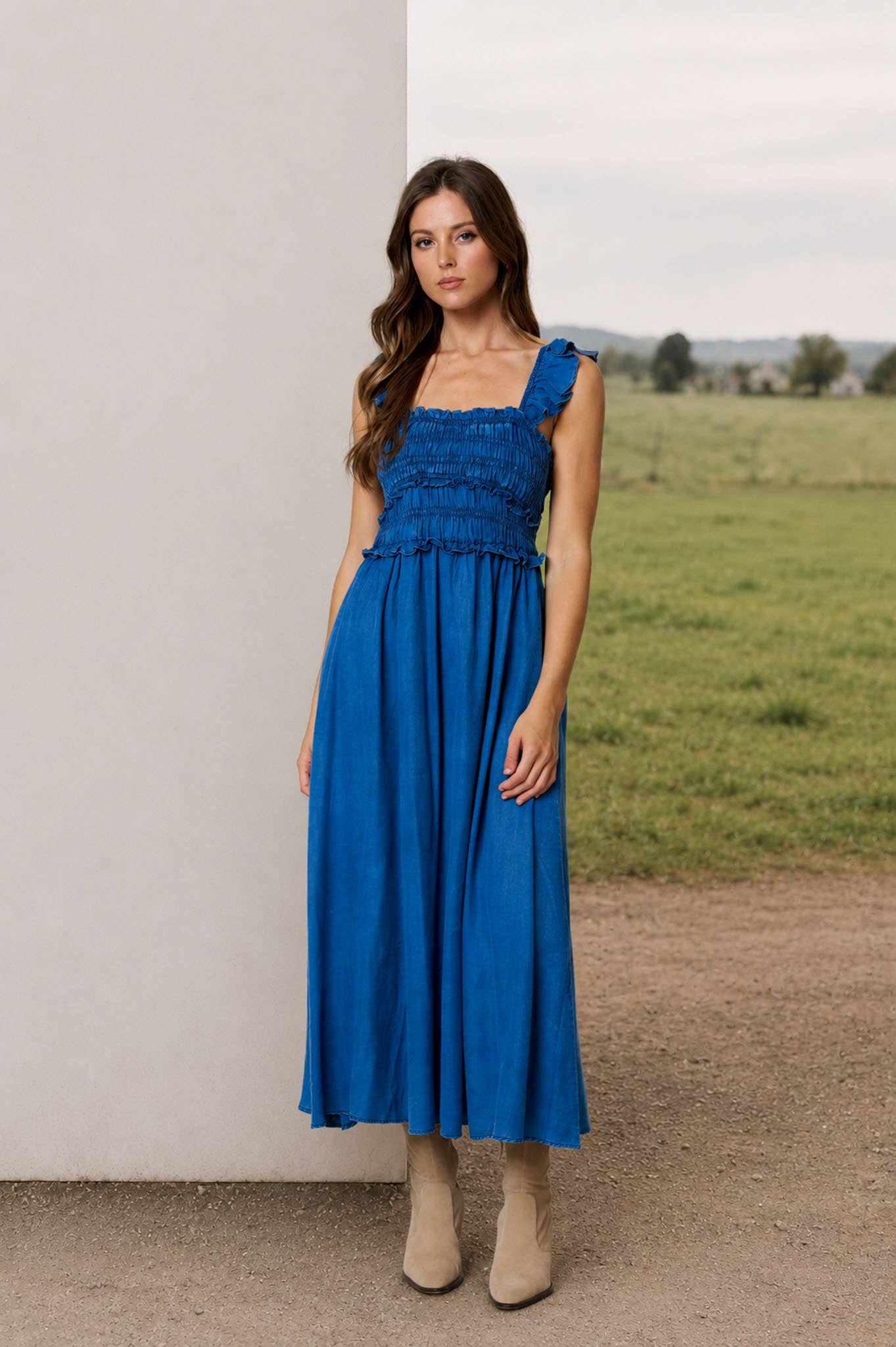 Take Me Away Midi Dress