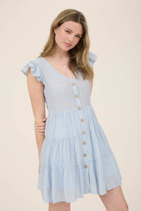 Sandy Shore Button Dress